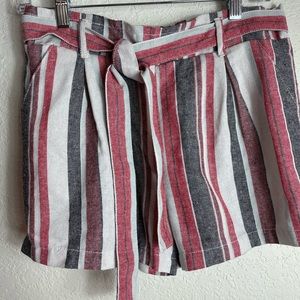 Ci Sono Striped Shorts Sz M
